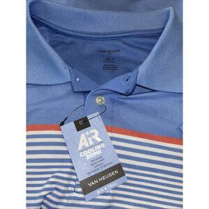 Van Heusen Men's AIR Cooling Zone Temp Activated Wicking UPF 15+ Polo 3XLT NWT